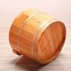 SilteD Bucket For Foot Bath,Sauna Accessories Sauna Bucket Water Bucket,Handmade Wooden Footbath Tubs,Foot Relaxing Barrel (Color : A) Present view 3