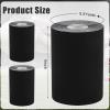 2 Rolls Kinesiology Tape, Muscle Support Tape Extra Wide Waterproof Turf Tape for Arms Football Ultra Sticky Athletic Sports Tape Wrap for Exercises Gymnastics to Prevent Turf Burn (Black White) view 2