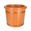 SilteD Bucket For Foot Bath,Sauna Accessories Sauna Bucket Water Bucket,Handmade Wooden Footbath Tubs,Foot Relaxing Barrel Present view 1