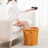 SilteD Sauna Wooden Bucket,Spa, Sauna,Soak,Handmade Massage Bucket Foot Bath,Foot Spa Wash Bucket Feet Bath Basin Tub Present view 2