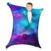 Constellation Sensory Body Sock Full Body Wrap - Help Children with Autism to Relieve Stress - Stretchy Breathable Blue Nebula Sensory Sack for Boys, Girls (Small) view 1