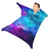 Constellation Sensory Body Sock Full Body Wrap - Help Children with Autism to Relieve Stress - Stretchy Breathable Blue Nebula Sensory Sack for Boys, Girls (Small) view 2