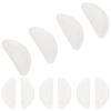 Lurrose 5 Pairs Silicone Glasses Nose Pad Sunglasses Nose Grip Eyewear Nose Bridge Pads Eyeglass Accessories Spectacle Nose Pads Glasses Nose Grips Glasses Clip Half Moon Silica Gel view 1