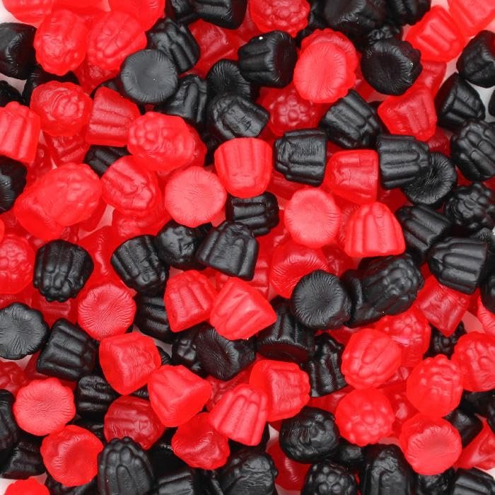 Blackberry & Raspberry Gums 225g Sweet Pouch
