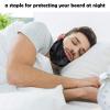 Black Beard Bandana, 20 Pcs Beard Bonnet Beard Night Cap, Silk Reusable Beard Bib for Men Eating Sleeping Essential Oil and Moisture Retention and Healthy Hair Growth, Helps to Prevent Itching view 3