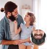Black Beard Bandana, 20 Pcs Beard Bonnet Beard Night Cap, Silk Reusable Beard Bib for Men Eating Sleeping Essential Oil and Moisture Retention and Healthy Hair Growth, Helps to Prevent Itching view 4