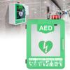 XDLYWUZIQ AED Defibrillator Storage Cabinet, Wall-mounted Plastic Cardiac Defibrillation Alarm Box, First Aid Cabinet, Rounded Corner Design, for Home, Office view 1