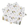 20 Cotton Wadding Napkins 33 x 33 cm 3-Ply Cups view 1