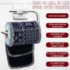 VitalCozy 50 Pcs Reusable Toilet Washable Bidet Towels Rerollable Cloth Wipes Paperless Towels Roll Absorbent Cotton for Kitchen Paperless Dishcloths(Vintage Flower) view 2