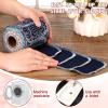 VitalCozy 50 Pcs Reusable Toilet Washable Bidet Towels Rerollable Cloth Wipes Paperless Towels Roll Absorbent Cotton for Kitchen Paperless Dishcloths(Vintage Flower) view 4
