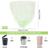 100 Counts Bin Bags, 10L Degradable Trash Bags, Unscented Indoor Garbage Bags Pedal Bin Liners Small Food Waste Bags for Office Bathroom Kitchen(45x50CM) view 2