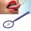 Oral Muscle Training Tool, Promote Speech Clarity Auxiliary Tongue Tip Exerciser Improves Feeding Skill for Articulation Ability (Blue view 4