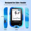 YOUSHARES Freestyle Libre 2 Reader Silicone Case with 20 Packs Beige Freestyle Libre 2 Sensor Patches Waterproof, Anti-drop Scratches Protective Cover for Freestyle Libre (Blue & White) view 3