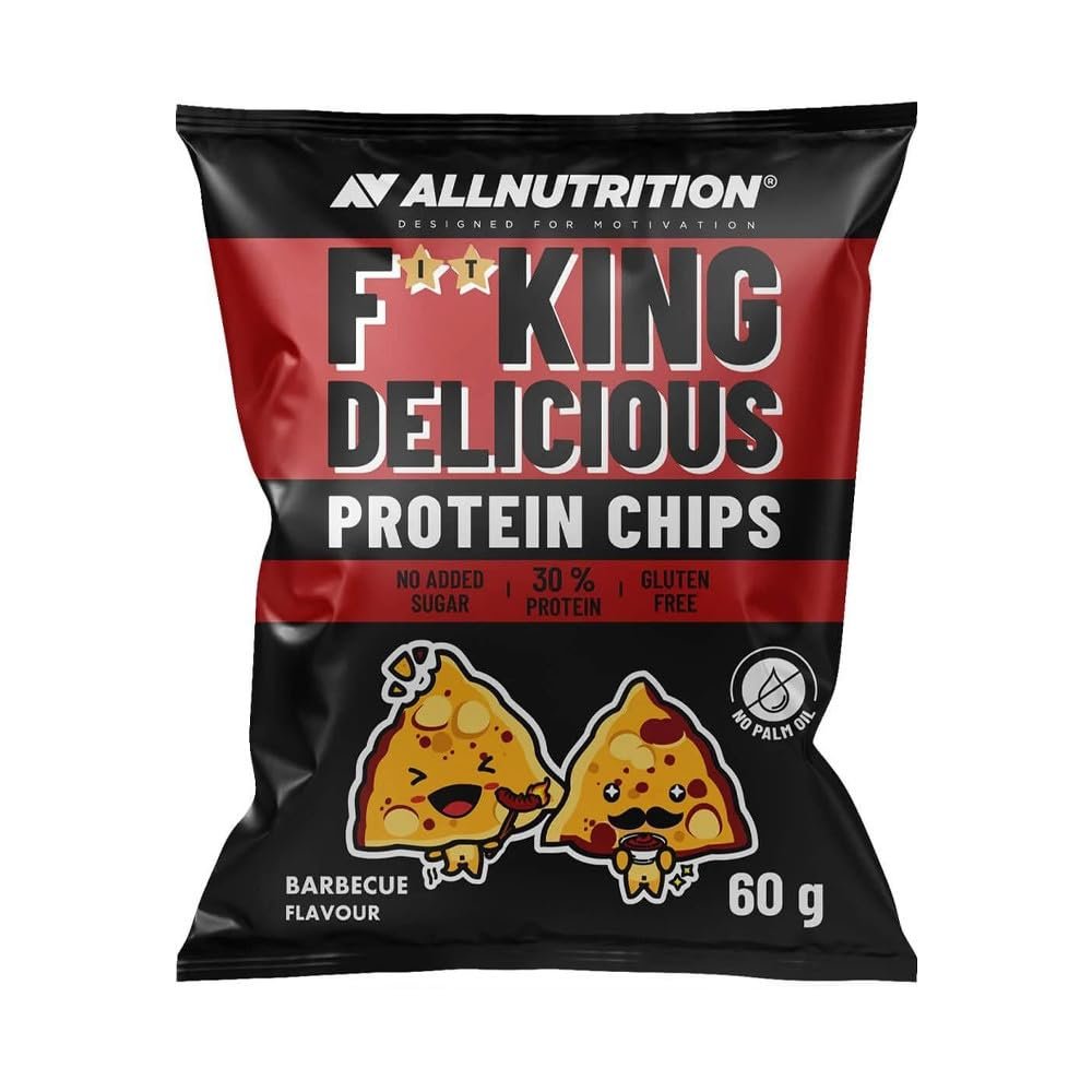 Allnutrition Fitking Delicious Protein Chips, Barbecue - 60g