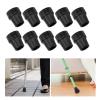 10Pcs Crutch Tip,19mm Crutch Feet Cap Upgrade Heavy Duty Rubber Accessories Replacement Rubber Cane Tips Heavy Duty Rubber Crutch Tips Replacement Universal Rubber Cane Tips(black) view 4