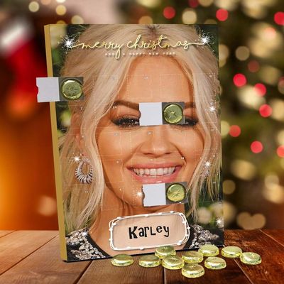 Rita Ora Personalised Chocolate Advent Calendar