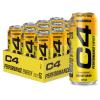 C4 Performance Energy Drinks Pineapple Head 500ml (12 pack) | Sugar Free Energy Drink with 160mg Caffeine, 250mg Betaine, 1050mg Taurine | Low Calorie Fizzy Drinks for On the Go Energy and Focus view 1