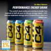 C4 Performance Energy Drinks Pineapple Head 500ml (12 pack) | Sugar Free Energy Drink with 160mg Caffeine, 250mg Betaine, 1050mg Taurine | Low Calorie Fizzy Drinks for On the Go Energy and Focus view 4