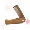 Beavorty Portable Beard Comb Foldable Design for Travel Made of Natural Verawood for Styling Facial Hair Fine Hair Use as Brush Comb Beard for Men Women and Boys and Girls view 4