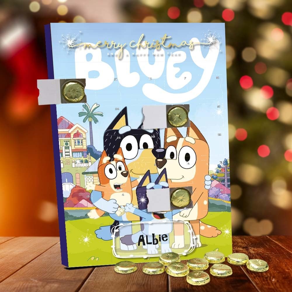Bluey Personalised Chocolate Advent Calendar