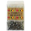 24 Silver Birthday Cake Candles & Holders Party Supplies Celebration Accessories 62155 view 1