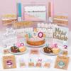 24 Silver Birthday Cake Candles & Holders Party Supplies Celebration Accessories 62155 view 3