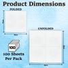 20pack - White Disposable Recyclable Tissue 20cm X20cm Mini Square Hand Towel Strong Absorbent & Hygienic Cocktail Napkin Paper Napkin 1ply Paper Serviettes for Home Tableware, Dinner, Christmas view 2