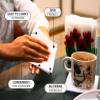 20pack - White Disposable Recyclable Tissue 20cm X20cm Mini Square Hand Towel Strong Absorbent & Hygienic Cocktail Napkin Paper Napkin 1ply Paper Serviettes for Home Tableware, Dinner, Christmas view 4