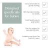 Wild & Stone Organic Baby Bamboo Toothbrush | 4 Pack | Soft Fibre Bristles | 100% Biodegradable Handle | BPA Free | Vegan Eco Friendly Baby Toothbrushes (Baby Pink) view 2