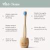 Wild & Stone Organic Baby Bamboo Toothbrush | 4 Pack | Soft Fibre Bristles | 100% Biodegradable Handle | BPA Free | Vegan Eco Friendly Baby Toothbrushes (Baby Pink) view 3