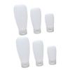 Amosfun 6pcs Empty Travel Bottles Silicone Storage Containers Subpackaging Bottles Easy-cap view 1