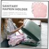 ABOOFAN 2pcs Sanitary Napkin Storage Bag Girl Travel Washable Small Wet Bag for Feminine Products Toiletries view 2