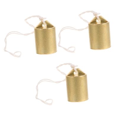 BESTonZON 3pcs Calibration Weight Copper Scale Weight for Chinese Medicine Replacement Weighing Tool Retro Style for Tea Dried Fruit and Jewelry Measurement