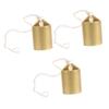 BESTonZON 3pcs Calibration Weight Copper Scale Weight for Chinese Medicine Replacement Weighing Tool Retro Style for Tea Dried Fruit and Jewelry Measurement view 1