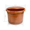 Foot Tub, Foot Basin Tub Bucket, Massage, Spa, Sauna, Soak,foot Bath Wooden Bucket Foot Spa Household Wash Basin (Color : A) Present view 4