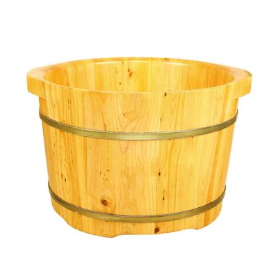 Foot Tub, Foot Basin Tub Bucket, Massage, Spa, Sauna, Soak,foot Bath Wooden Bucket Foot Spa Household Wash Basin Present