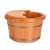 Foot Tub, Foot Basin Tub Bucket, Massage, Spa, Sauna, Soak,foot Bath Wooden Bucket Foot Spa Household Wash Basin (Color : B) Present view 1