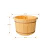 Foot Tub, Foot Basin Tub Bucket, Massage, Spa, Sauna, Soak,foot Bath Wooden Bucket Foot Spa Household Wash Basin Present view 4