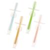 minkissy 8pcs Silicone Toothbrush with Base Soft Bristles for Gentle Cleaning and Massaging Gums Safe for Boy Girl and Toddlers view 2