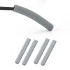 4pcs Eye Glasses Ear Cushion, Upgrade Soft Silicone Temple Sleeves Pads for Glasses Tip Anti-Slip Elastic Comfort Eyewear Retainer for Sunglasses Reading Eyeglasses (Gray) view 1