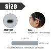 4pcs Eye Glasses Ear Cushion, Upgrade Soft Silicone Temple Sleeves Pads for Glasses Tip Anti-Slip Elastic Comfort Eyewear Retainer for Sunglasses Reading Eyeglasses (Gray) view 2
