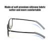 4pcs Eye Glasses Ear Cushion, Upgrade Soft Silicone Temple Sleeves Pads for Glasses Tip Anti-Slip Elastic Comfort Eyewear Retainer for Sunglasses Reading Eyeglasses (Gray) view 4