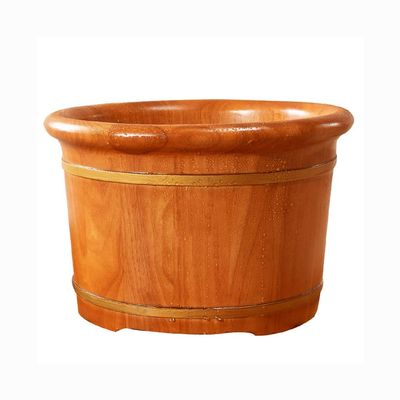 Foot Tub, Foot Basin Tub Bucket, Massage, Spa, Sauna, Soak,foot Bath Wooden Bucket Foot Spa Household Wash Basin Present