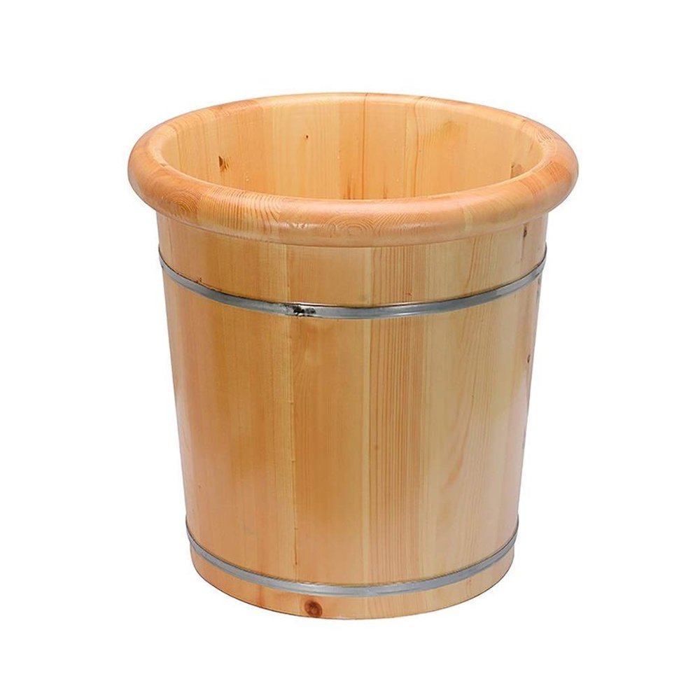 Foot Tub, Foot Basin Tub Bucket, Massage, Spa, Sauna, Soak,foot Bath Wooden Bucket Foot Spa Household Wash Basin Present