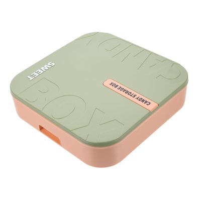 Candy Box Dried Fruit Tray Snack Serving Tray Cookies case Nuts Storage case tablescape Decor Table top Decor Divided Veggie Tray Appetizer Tray Food Box Household Plastic/538 ( Color : Light Green )