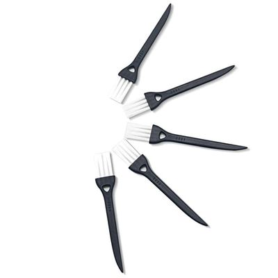 10Pcs Portable Black Shaver Cleaning Brushes Razor Cleaning Small Space Crevice Razor Brush Hair Remover
