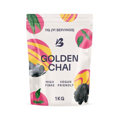 BLENDSMITHS | Golden Chai | Brew Delicious Turmeric Lattes | 1kg Bag - 91 servings