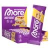 MORE NUTRITION Soft Protein Bar - White Chocolate Peanut Caramel, 10 x 50 g, High Protein Bar with no added sugar, Made in Germany view 1