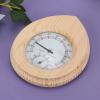 Sauna Thermometer - Drop-Shaped 2-in-1 Wood Thermo-Hygrometer Thermometer Hygrometer Steam Room Sauna Room Accessories view 2
