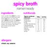 itsu Ramen Ready Noodles 86g | Spicy Broth | Authentic Japanese Flavour | Ribbon Tied Ramen Noodles | Pack of 6 view 2